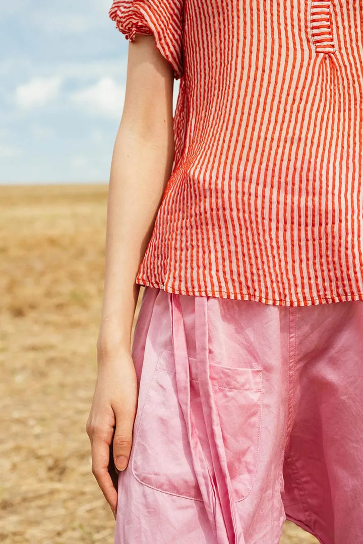 Closeup view of Sweet Blouse Stripes