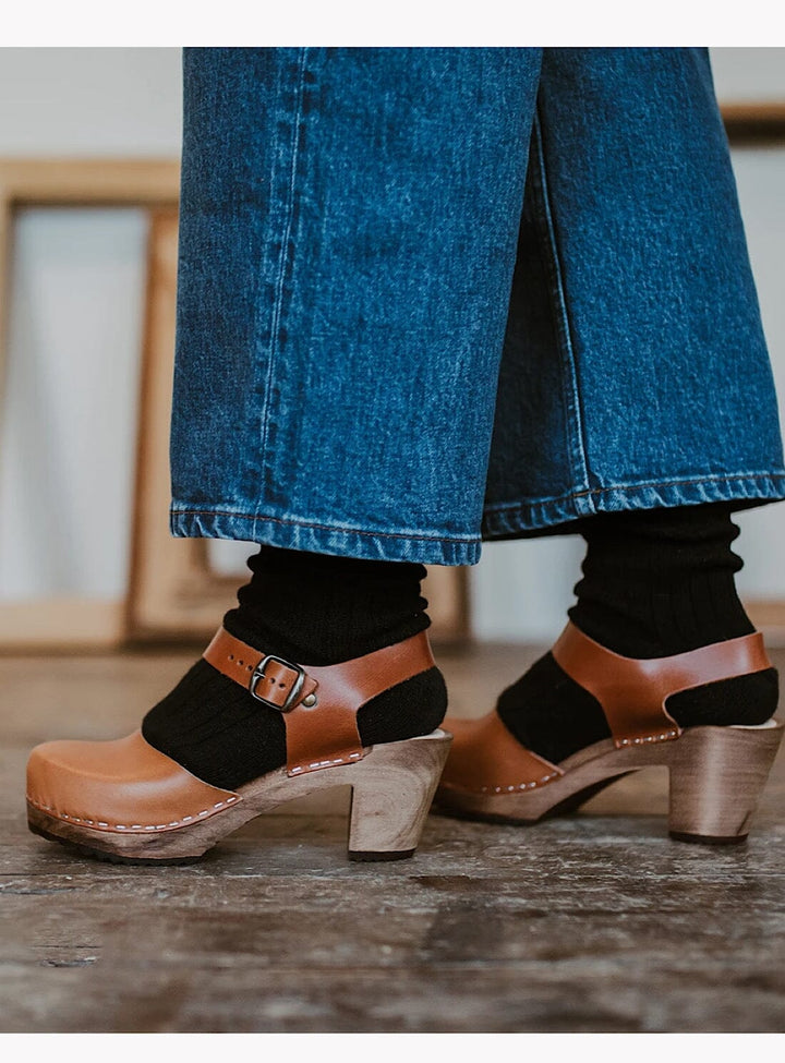 Aaliyah Mid Clog in Cumin Shoes YBDFinds
