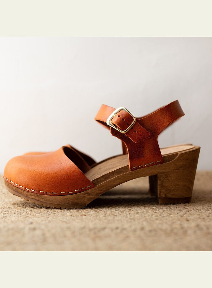 Aaliyah Mid Clog in Cumin Shoes YBDFinds