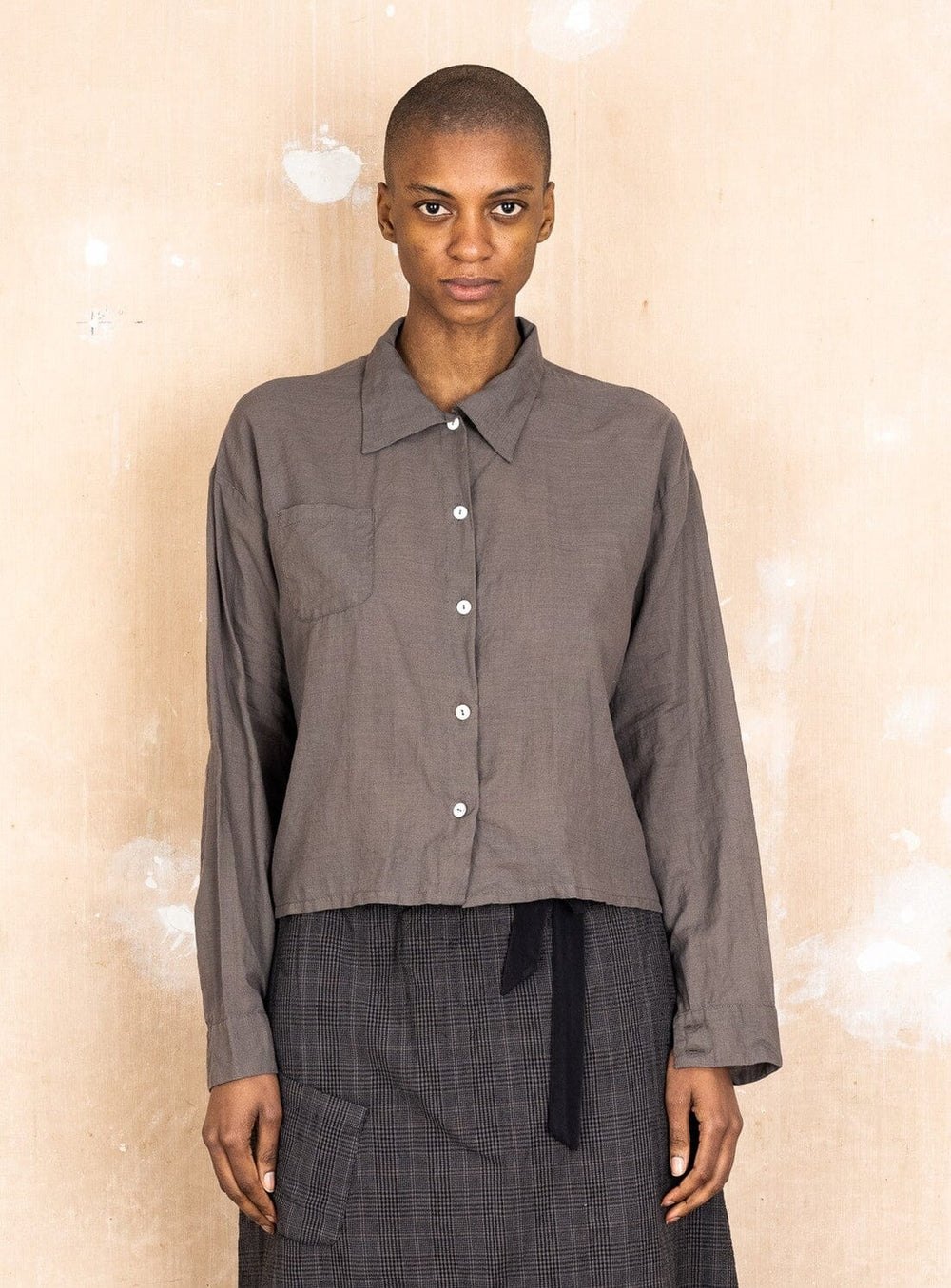 Cromity Shirt in Smoked Pearl Tops YBDFinds