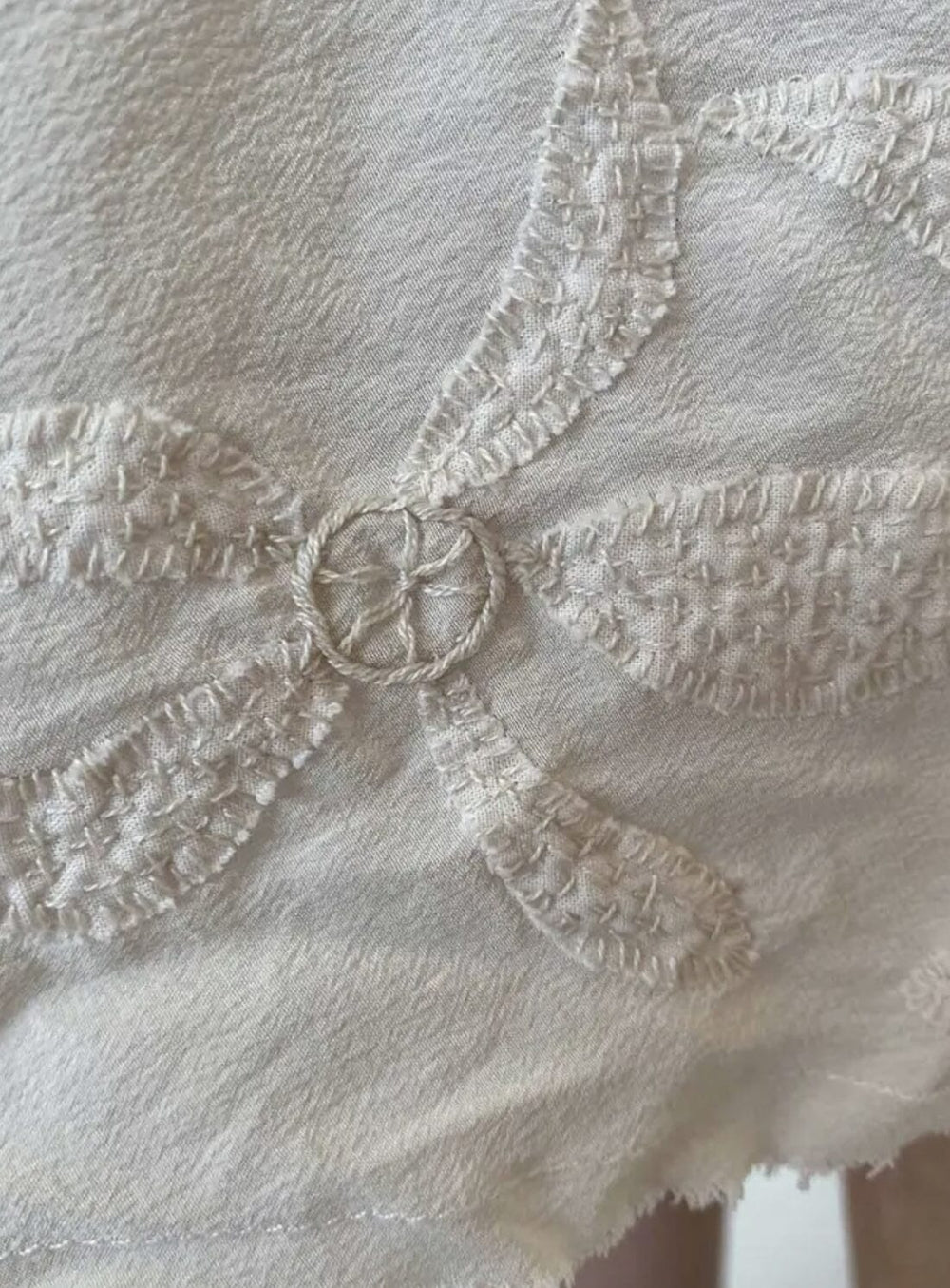 Cutwork Flower Skirt in Eggnog Skirts YBDFinds