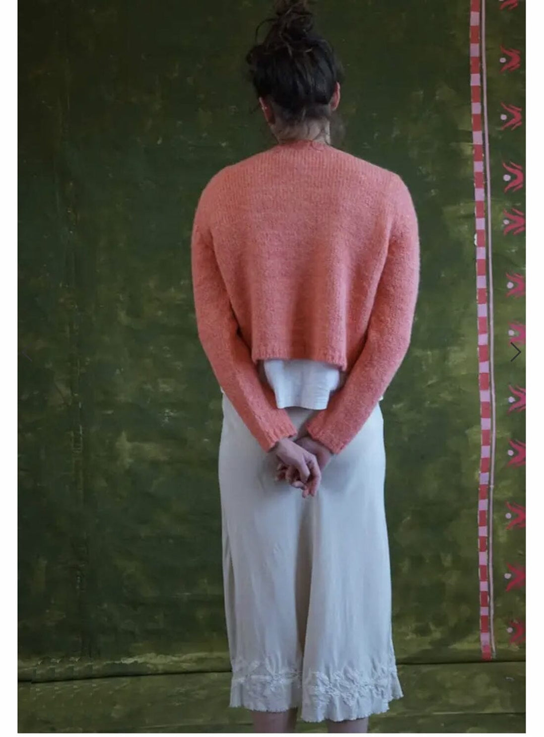Cutwork Flower Skirt in Eggnog Skirts YBDFinds