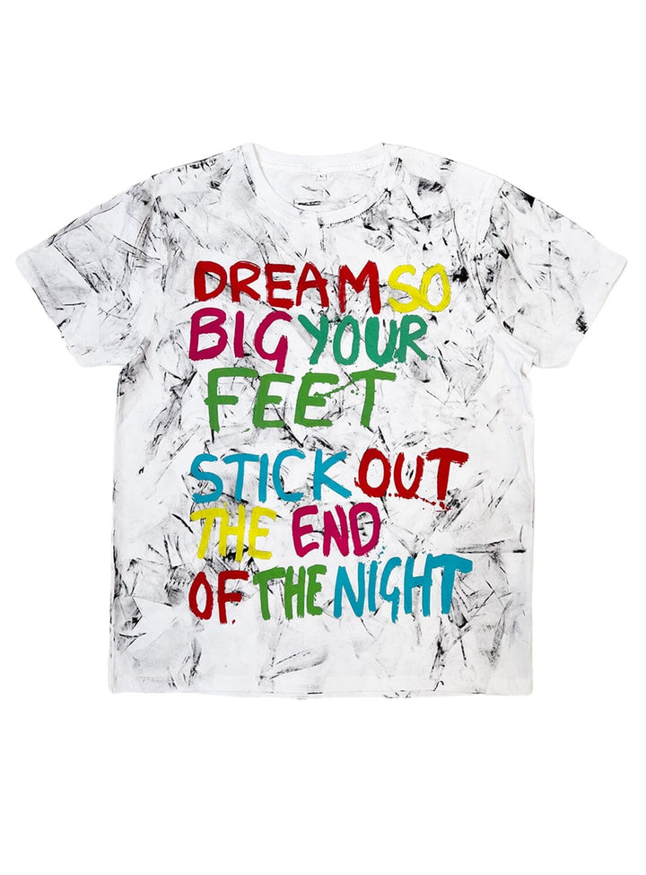 Dream So Big White Tee Tops YBDFinds