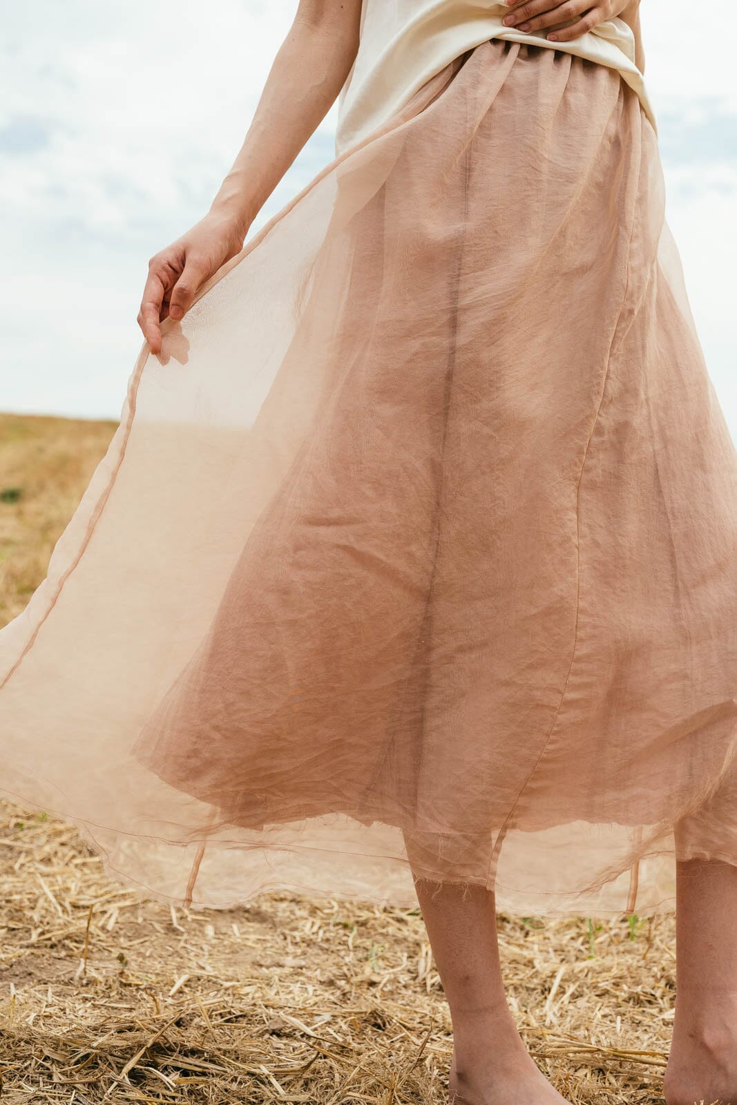 Elastic Top Silk Skirt Skirts Sula