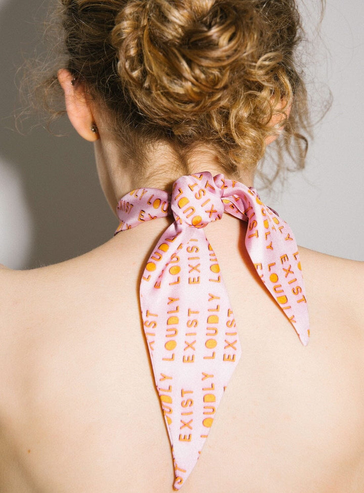 Exist Loudly Silk Scarf Accessories YBDFinds