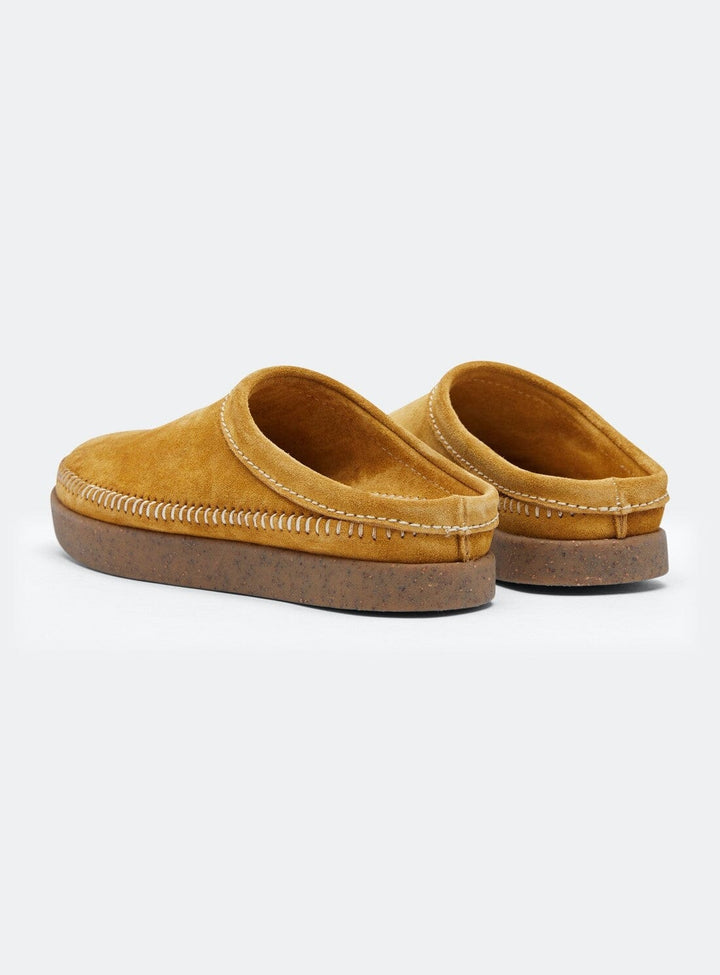 Floyd Heritage Mule in Butterscotch Suede Shoes YBDFinds