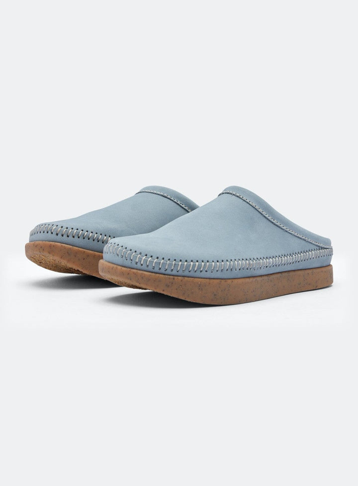 Floyd Heritage Mule in Denim Nubuck Shoes YBDFinds