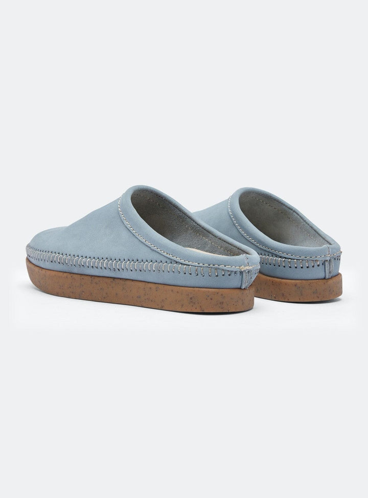 Floyd Heritage Mule in Denim Nubuck Shoes YBDFinds