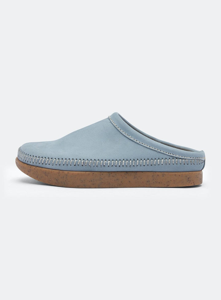 Floyd Heritage Mule in Denim Nubuck Shoes YBDFinds