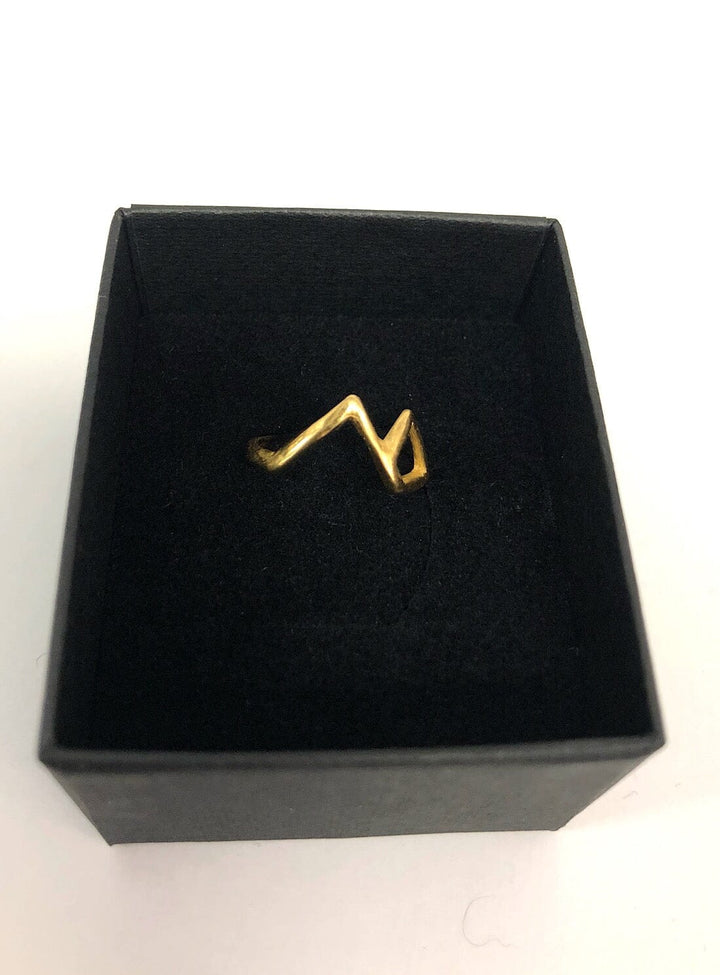 Gold Vesuvius Mountain Ring Rings YBDFinds
