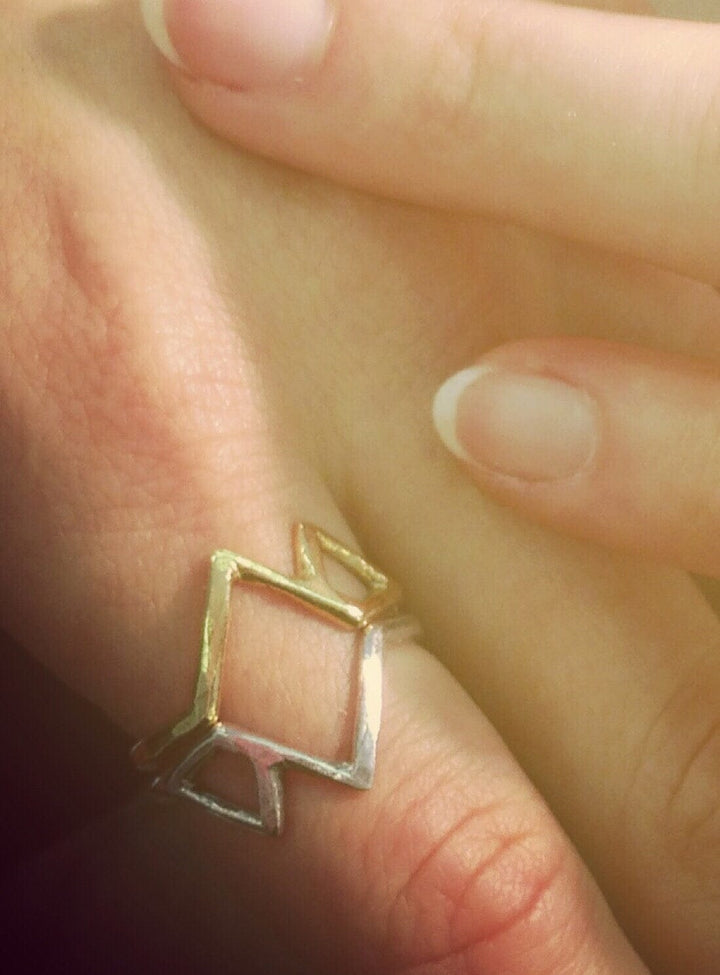 Gold Vesuvius Mountain Ring Rings YBDFinds