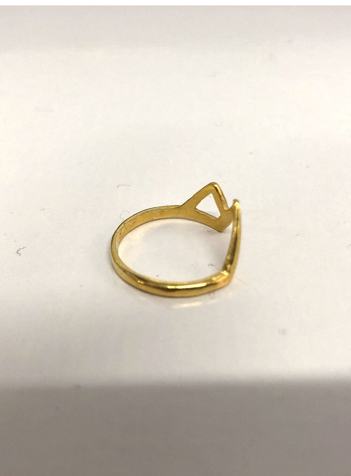 Gold Vesuvius Mountain Ring Rings YBDFinds