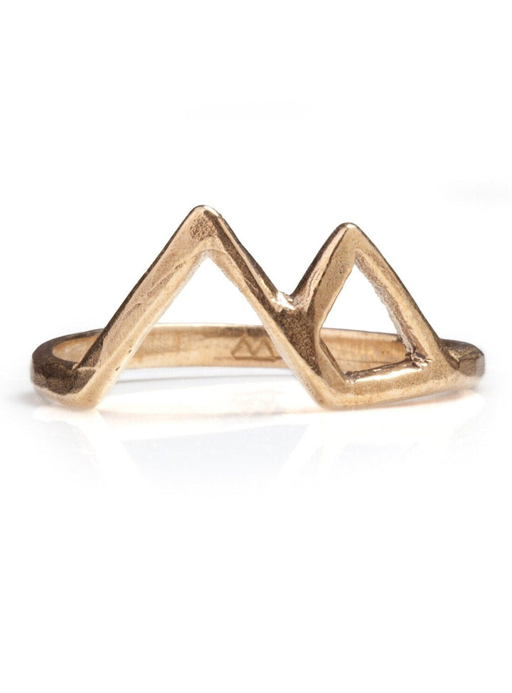 Gold Vesuvius Mountain Ring Rings YBDFinds