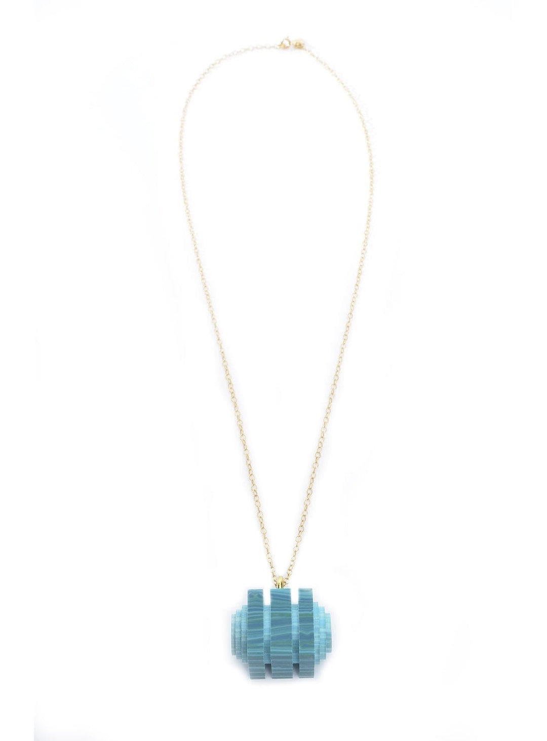 Green Matrix Tiered Cube Pendant Necklaces YBDFinds