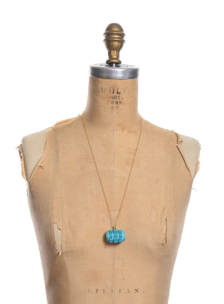 Green Matrix Tiered Cube Pendant Necklaces YBDFinds