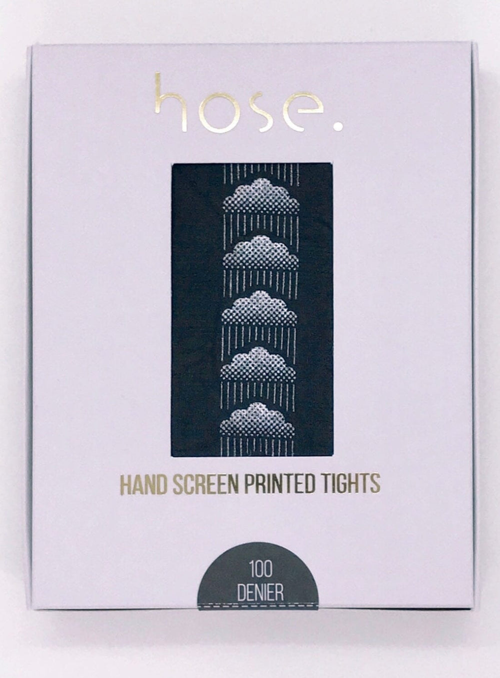 Grey Clouds Hand-Printed Tights Bottoms YBDFinds