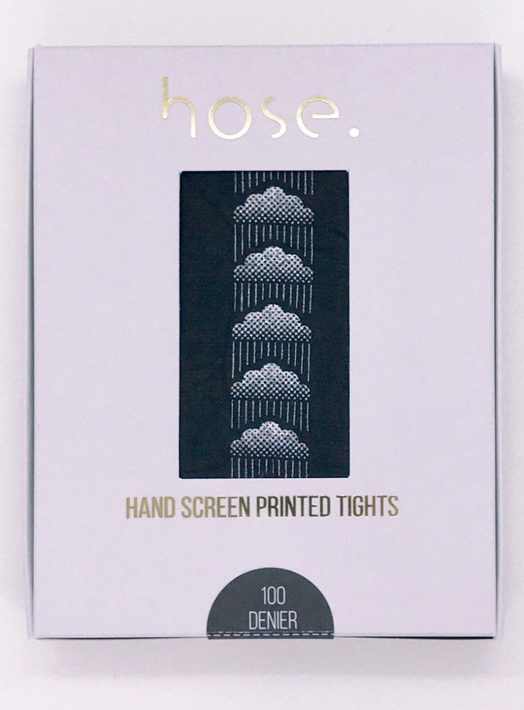 Grey Clouds Hand-Printed Tights Bottoms YBDFinds