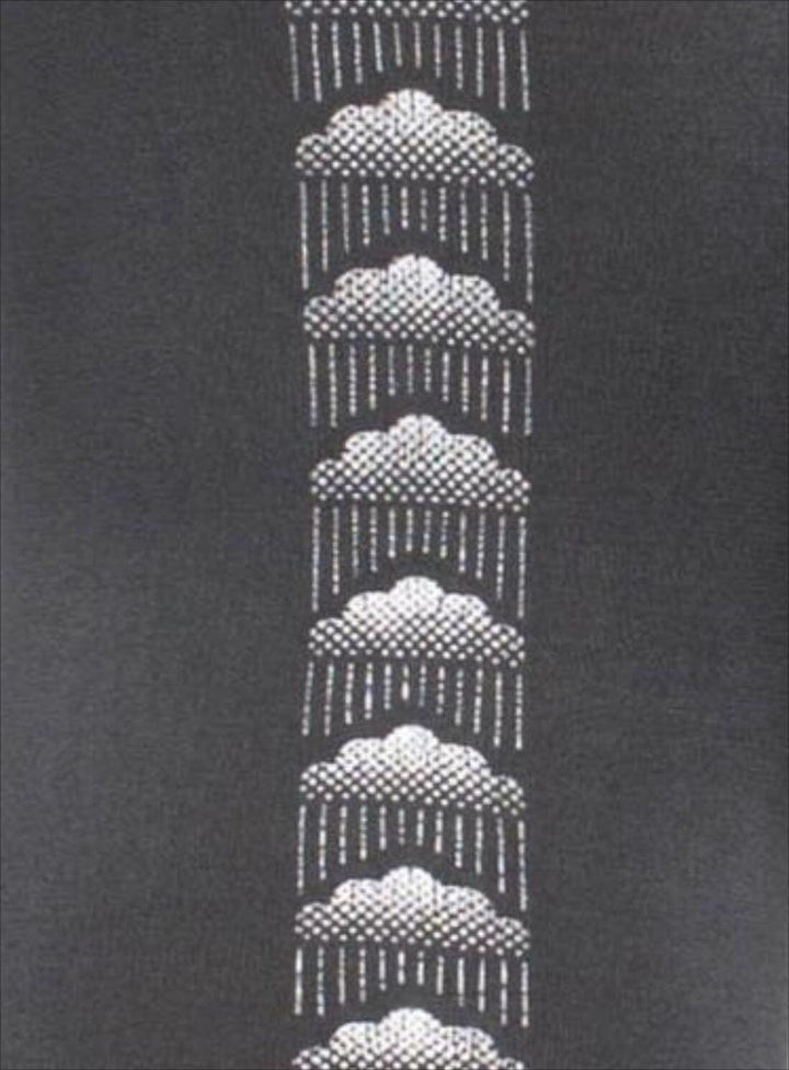 Grey Clouds Hand-Printed Tights Bottoms YBDFinds