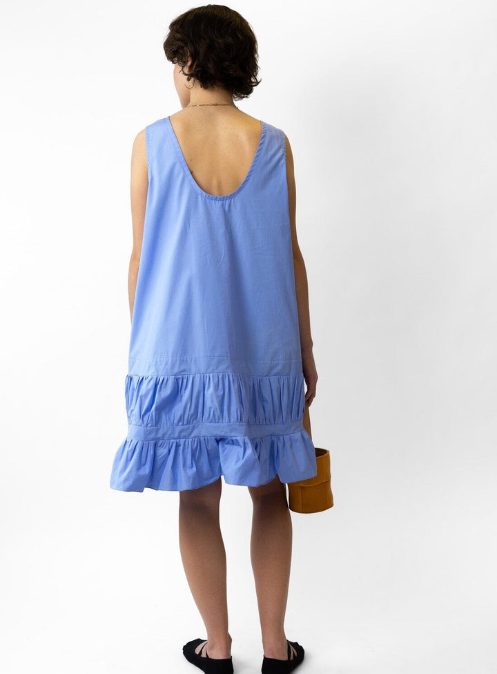 Isla Cotton Dress in Sky Blue Dresses YBDFinds