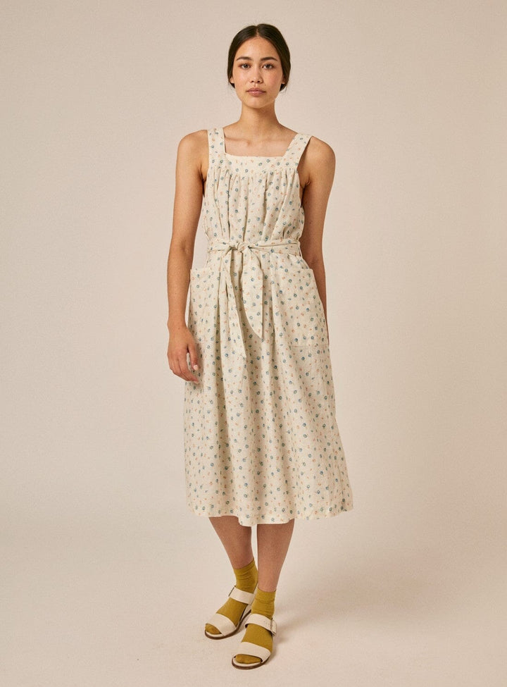 Isla Dress in White Print Dresses YBDFinds