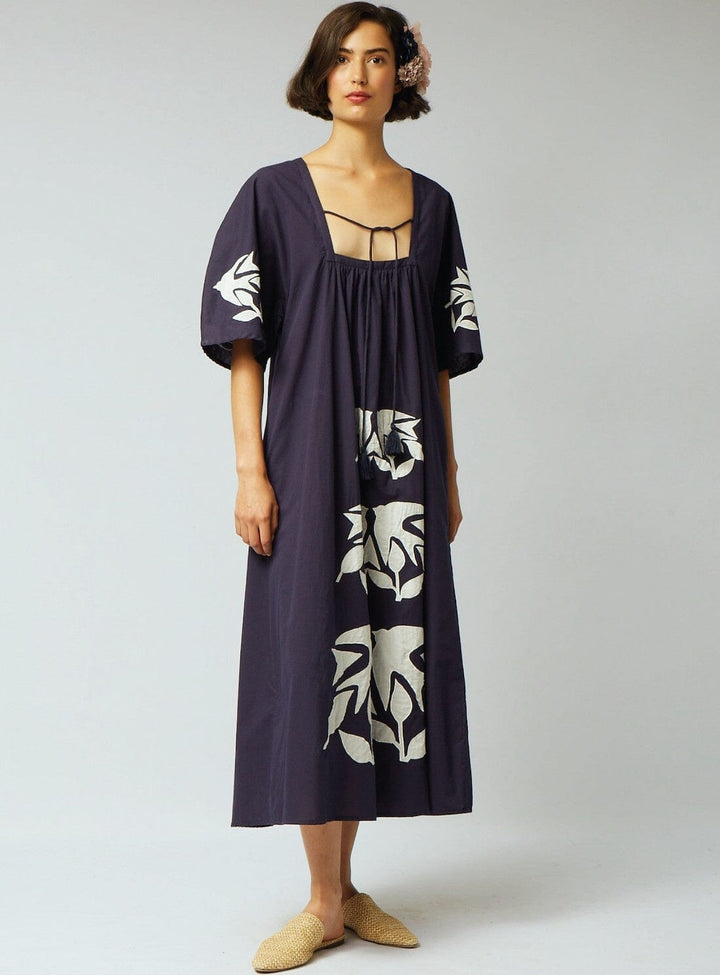 Josie Dress in Navy Appliqué Dresses YBDFinds