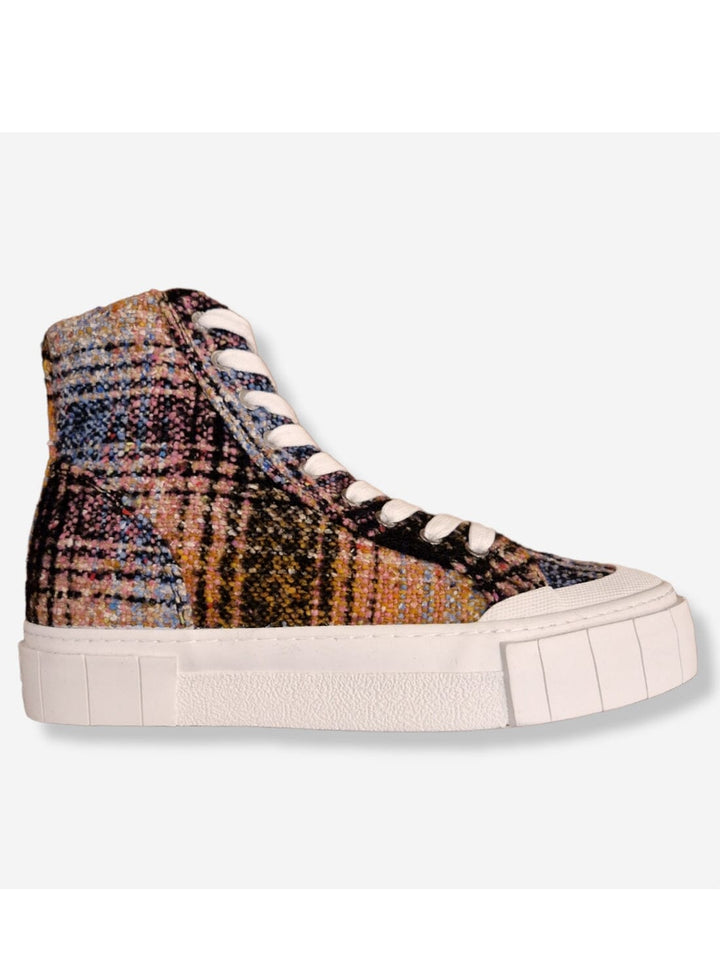 Juice Trainers in Check Orange Shoes YBDFinds