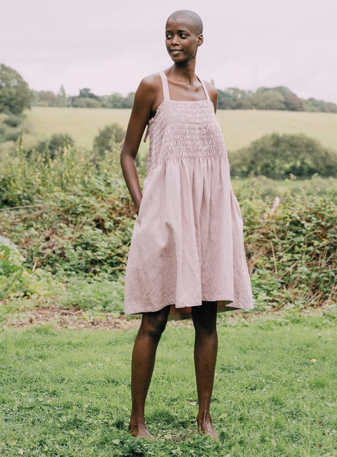 Light Dress in Peachskin Dresses YBDFinds