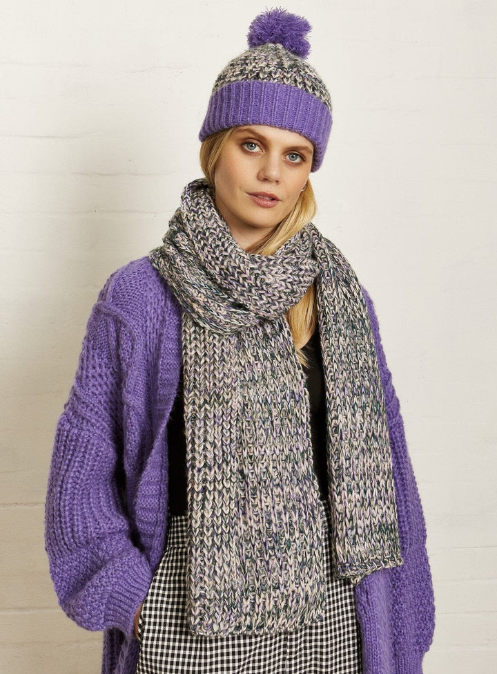 Lolly Twist Beanie Bobble Hat Knitwear YBDFinds