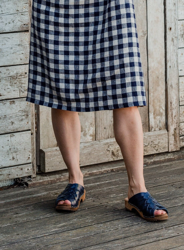 Low Falt Clog in Indigo Shoes YBDFinds