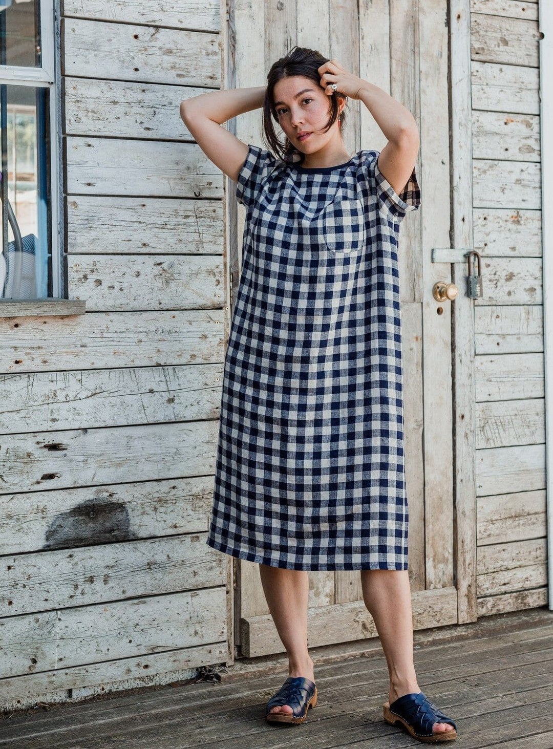 Low Falt Clog in Indigo Shoes YBDFinds