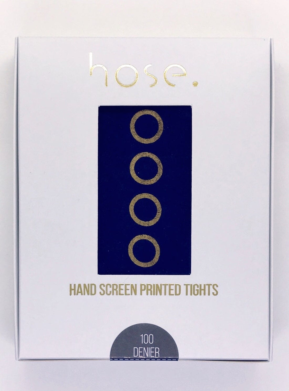 Navy Circle Hand-Printed Tights Bottoms YBDFinds
