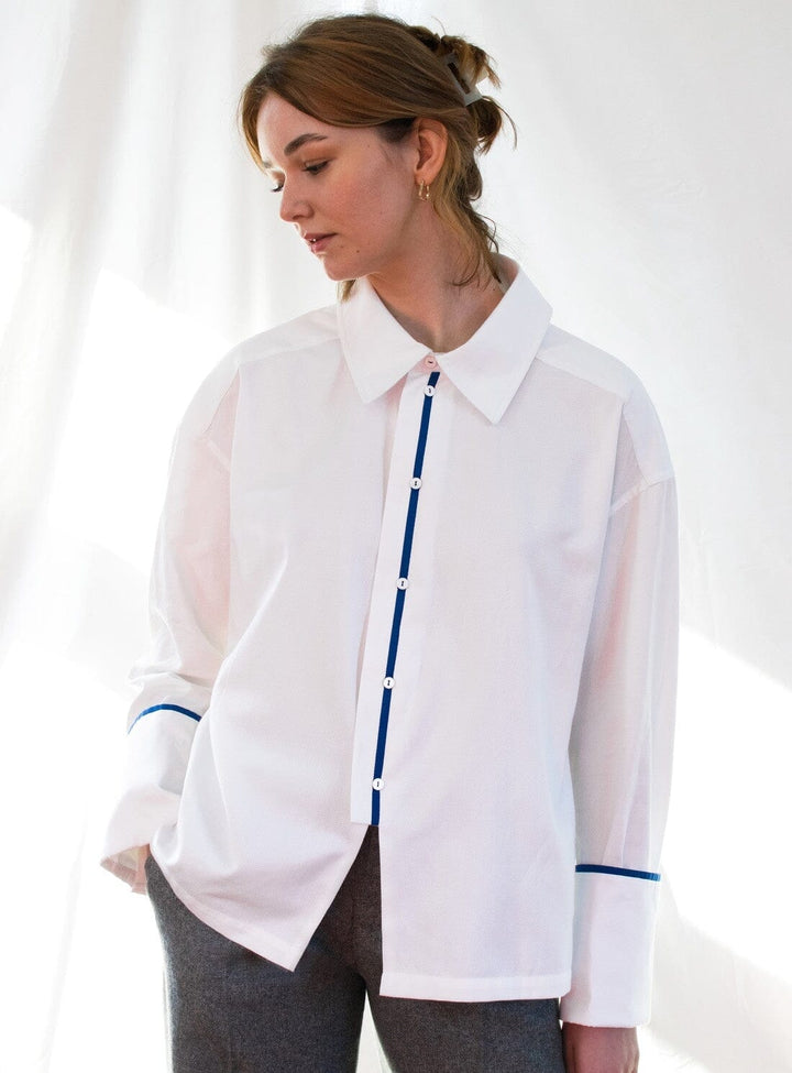 Nell Shirt in White Tops YBDFinds