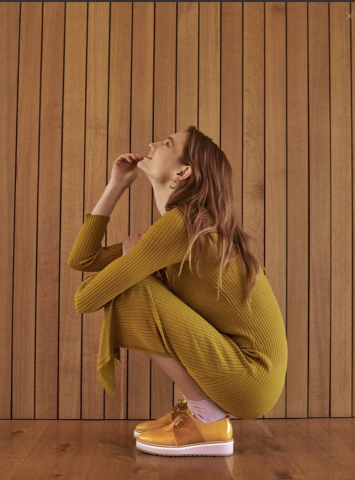 Nostalgia Platforms in Turmeric Shoes YBDFinds