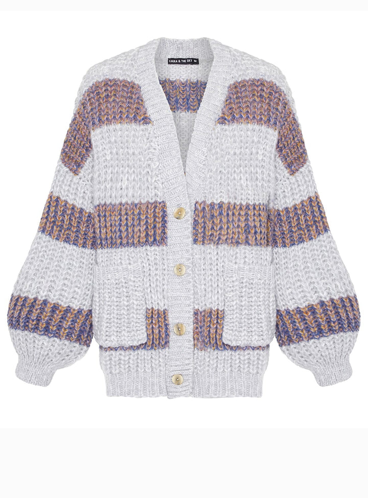 Olivia Stripe Cardigan Knitwear YBDFinds