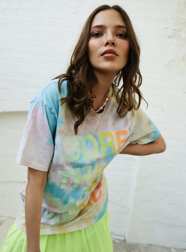 Organic Cotton Tie Dye T-Shirt Tops YBDFinds