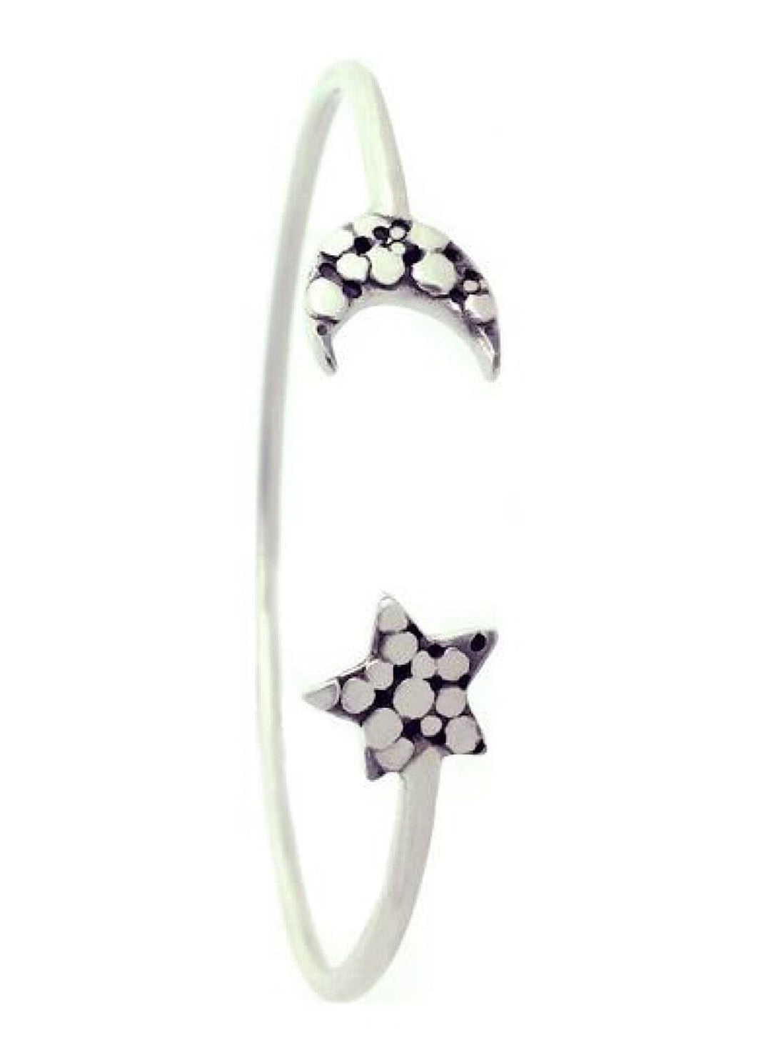 Pallenberg Star and Moon Cuff in Silver Bracelets YBDFinds