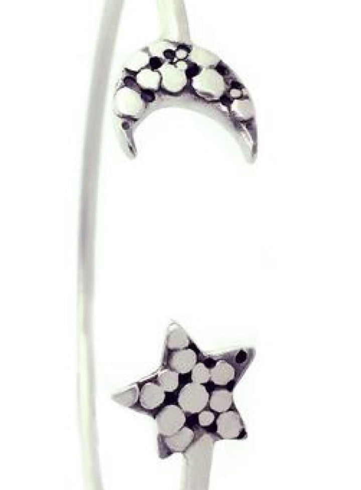 Pallenberg Star and Moon Cuff in Silver Bracelets YBDFinds