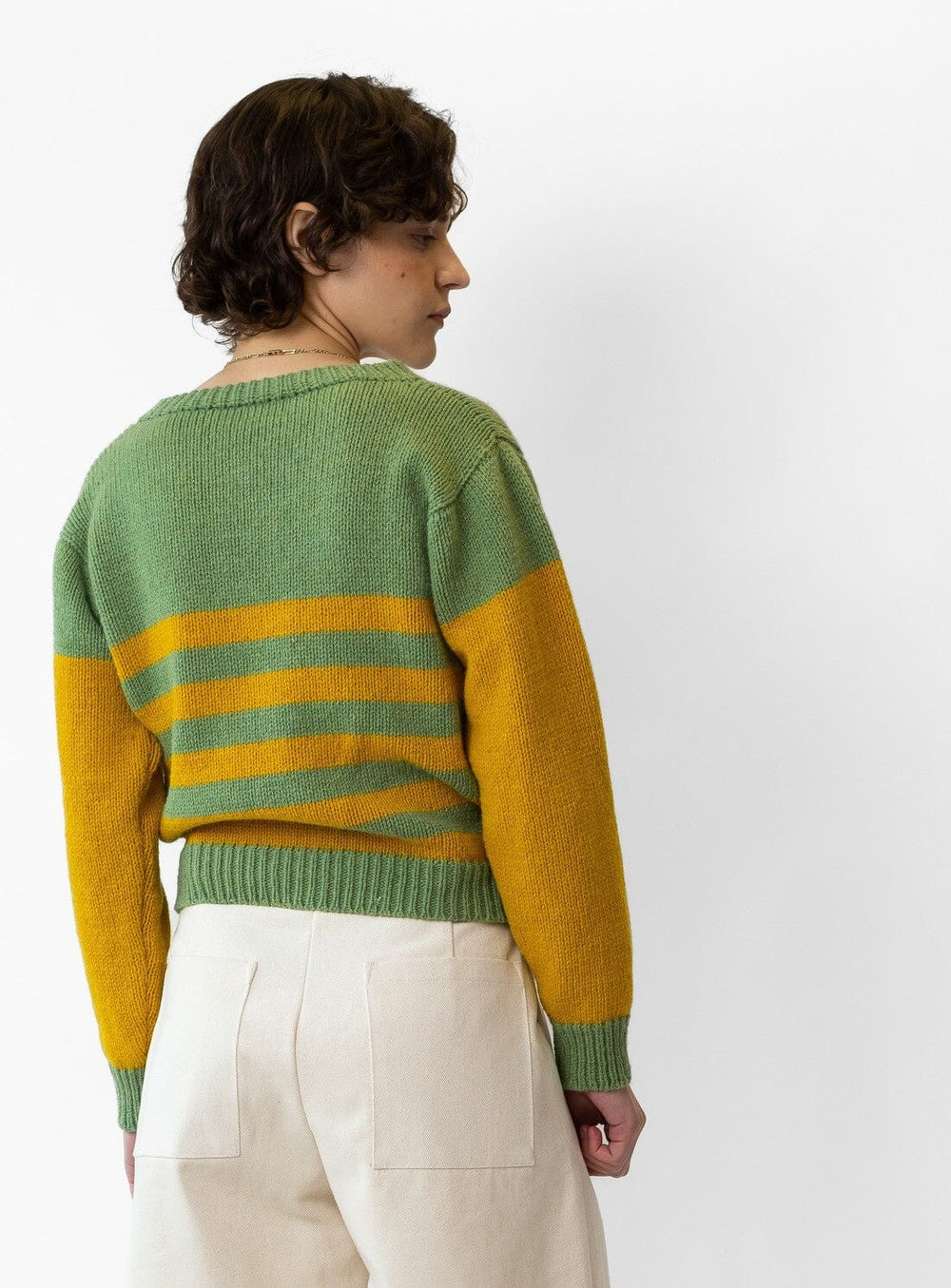 Rosa Stripe Cardigan Knitwear YBDFinds