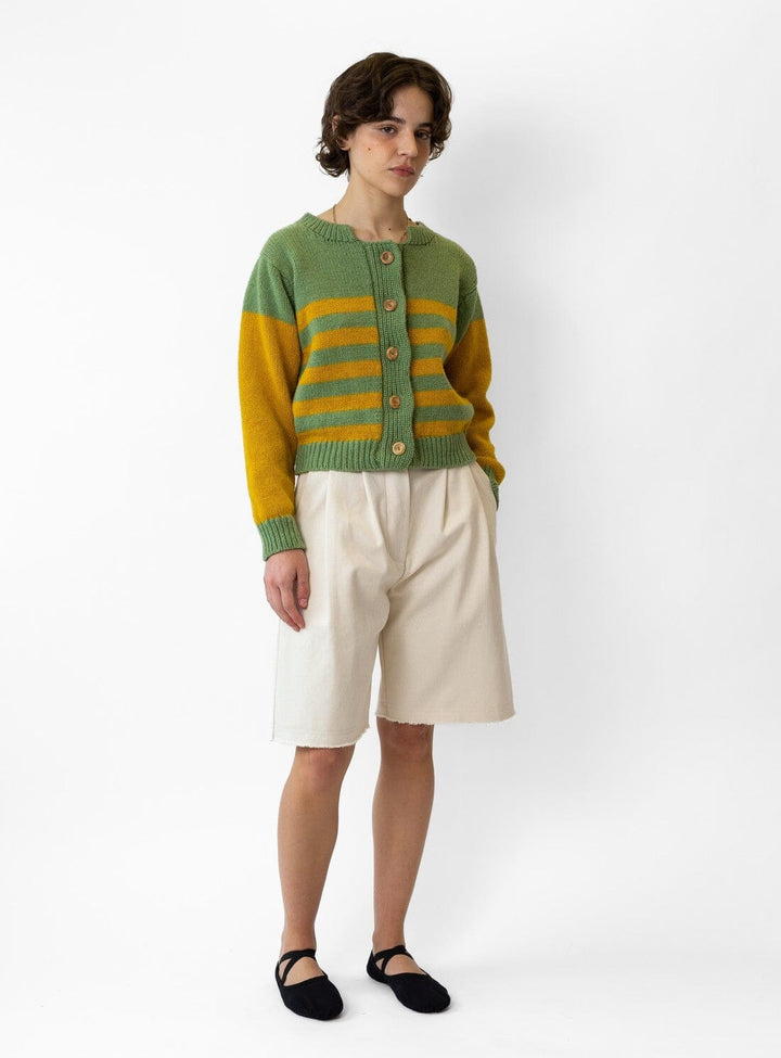 Rosa Stripe Cardigan Knitwear YBDFinds