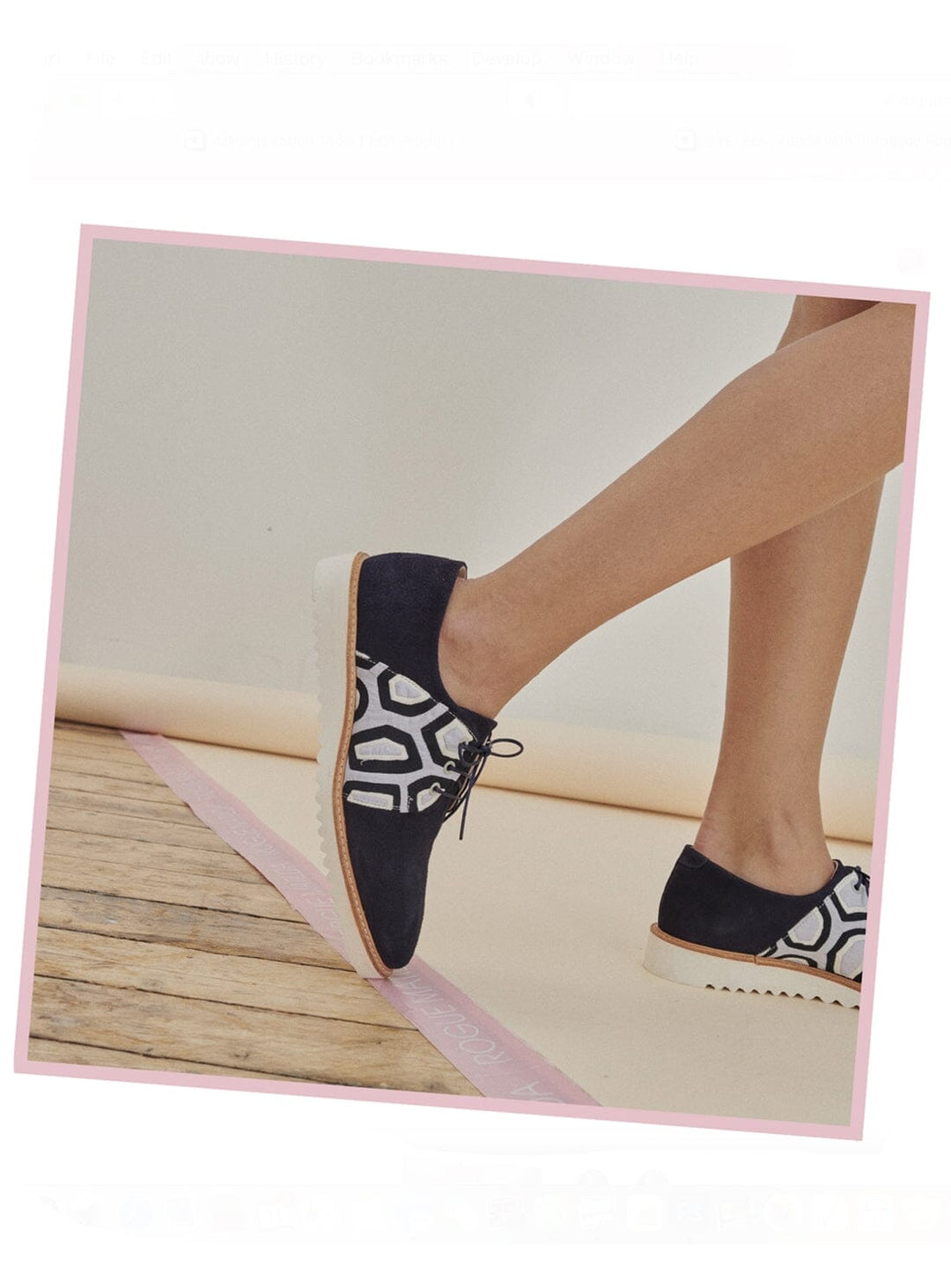 Rumba Brogue in Navy Suede Shoes YBDFinds