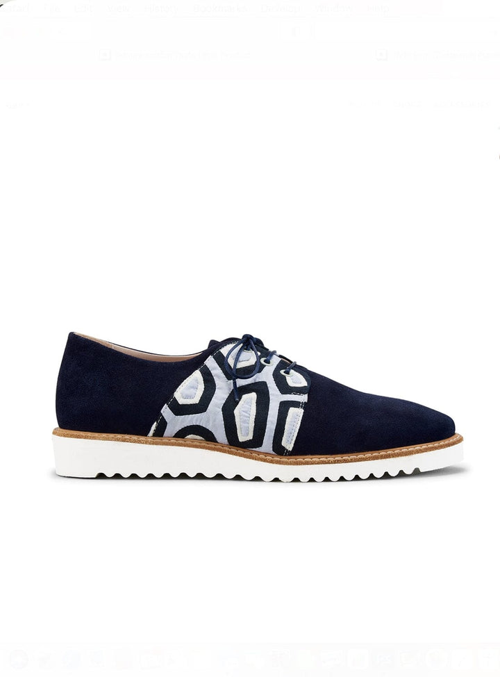 Rumba Brogue in Navy Suede Shoes YBDFinds