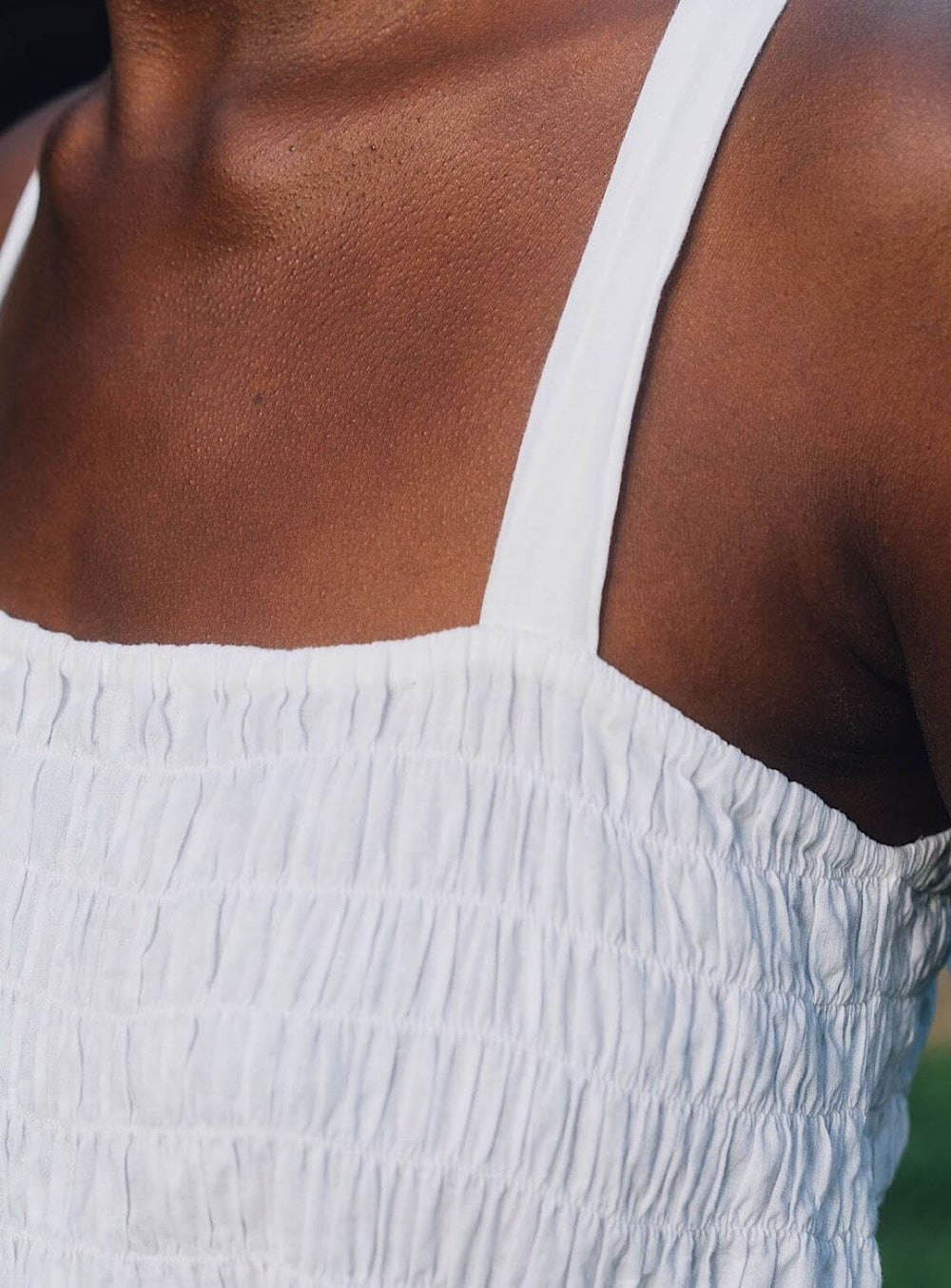 Starry Sky Top in White Cotton Tops YBDFinds