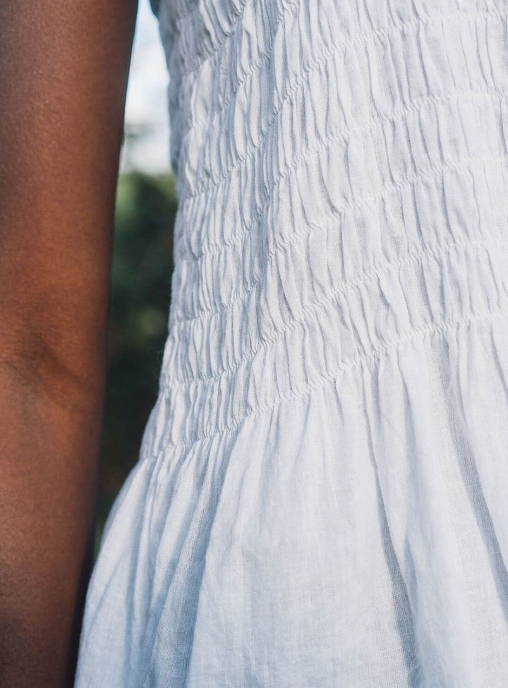 Starry Sky Top in White Cotton Tops YBDFinds