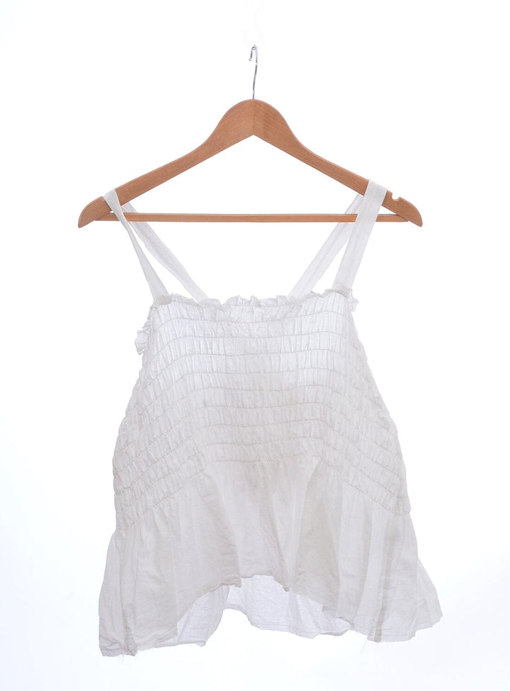 Starry Sky Top in White Cotton Tops YBDFinds
