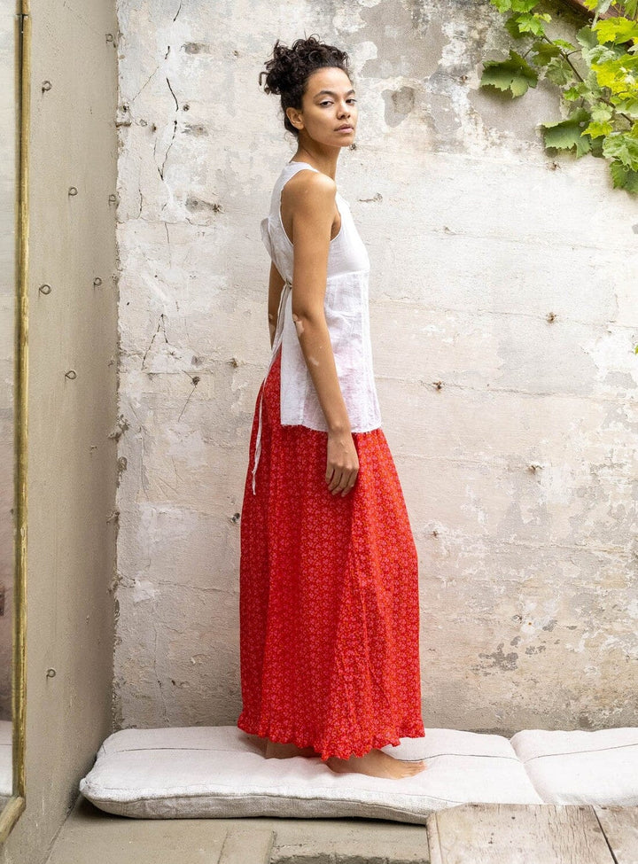 Sweet Tie Cotton Skirt Skirts YBDFinds