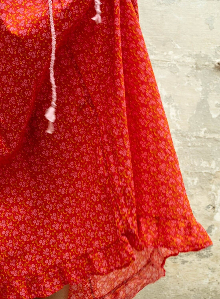 Sweet Tie Cotton Skirt Skirts YBDFinds