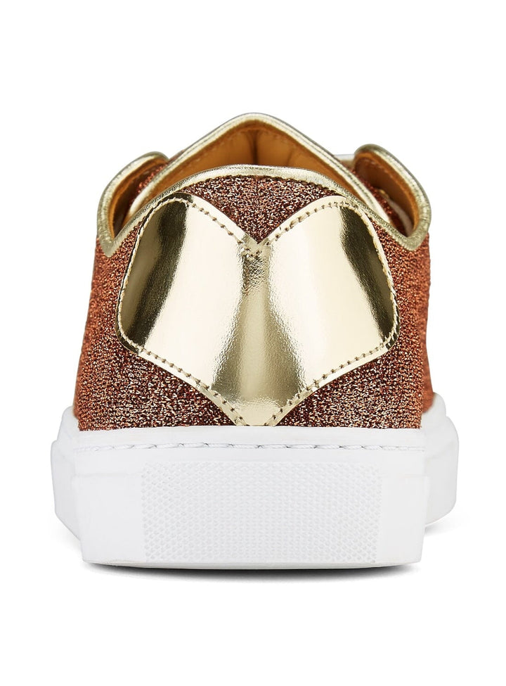 Sweetheart Trainers in Bronze Shimmer Shoes YBDFinds