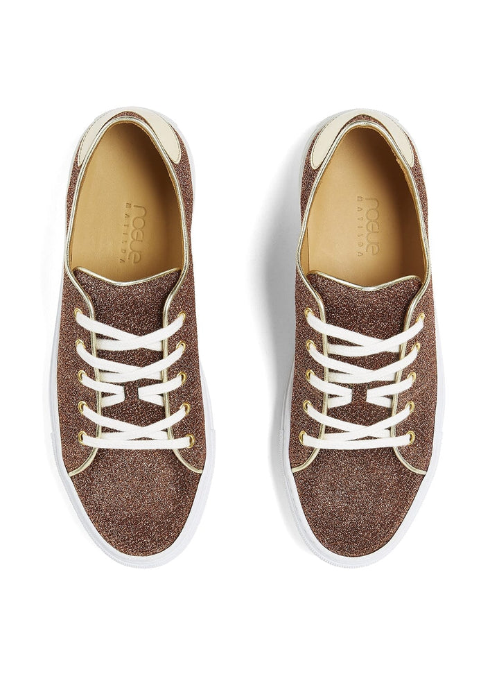 Sweetheart Trainers in Bronze Shimmer Shoes YBDFinds