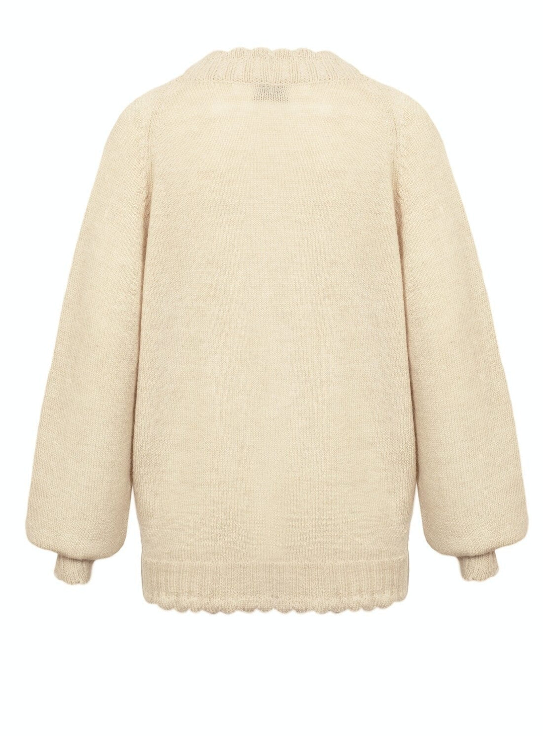 The Elswick Cardigan in Ecru Knitwear YBDFinds