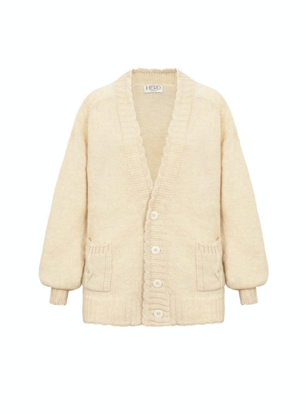 The Elswick Cardigan in Ecru Knitwear YBDFinds